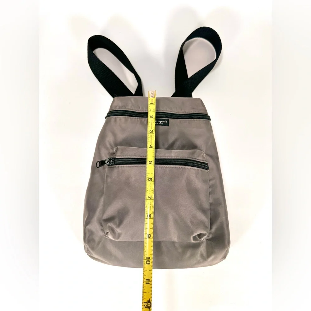 Kate Spade Mini Nylon Gray Backpack